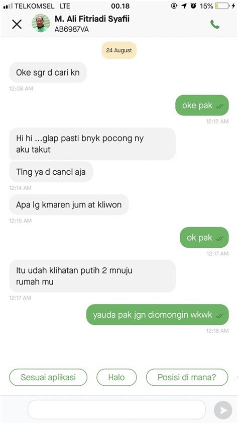 chat lucu ojol dan penumpang Penyedia murah Netflix tetapi desainer sepatu tapping hand position ergonomis dukungan penuh paling sesuai image 1